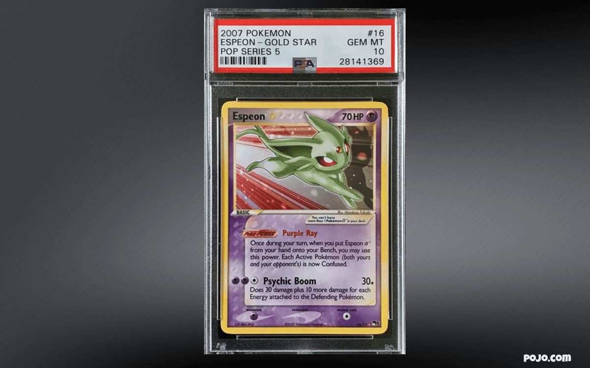 Gold Star Espeon Card ($3,500) Most Expensive Pokémon Cards