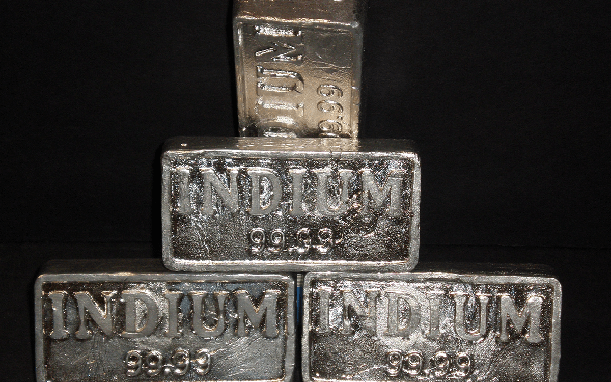 Indium The most expensive metals