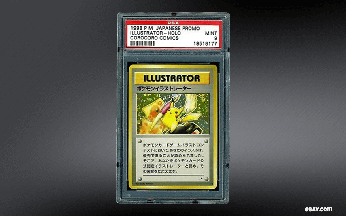 Pikachu Illustrator Card ($100,000) Most Expensive Pokémon Cards