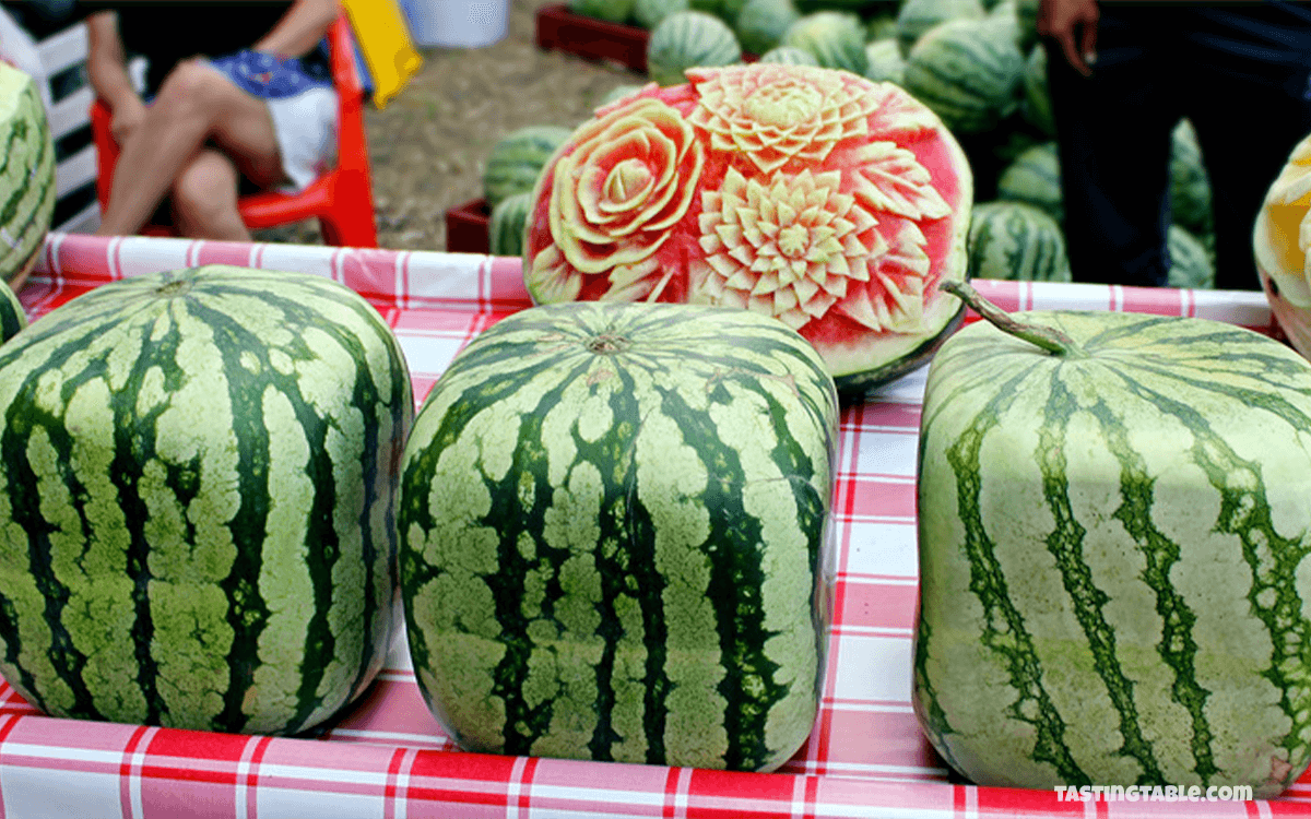 Square Watermelon Most Expensive Fruits