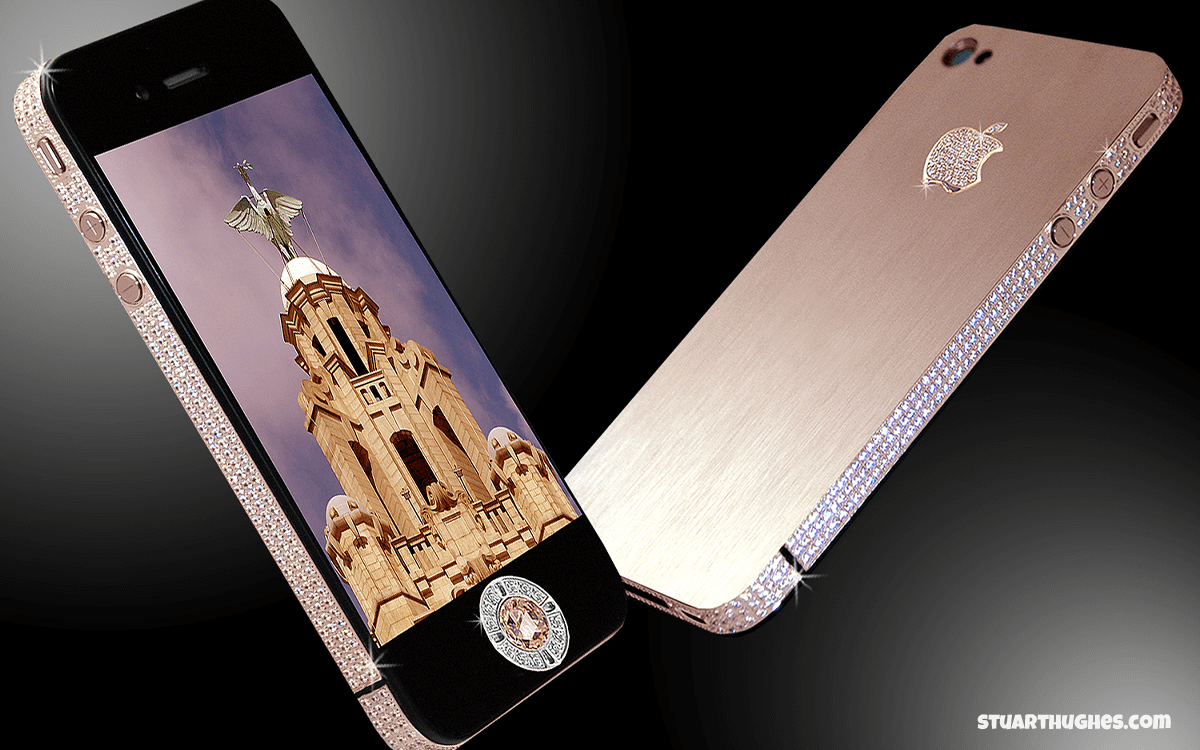 Stuart Hughes iPhone 4 Diamond Rose Edition – $8 Million most expensive phones