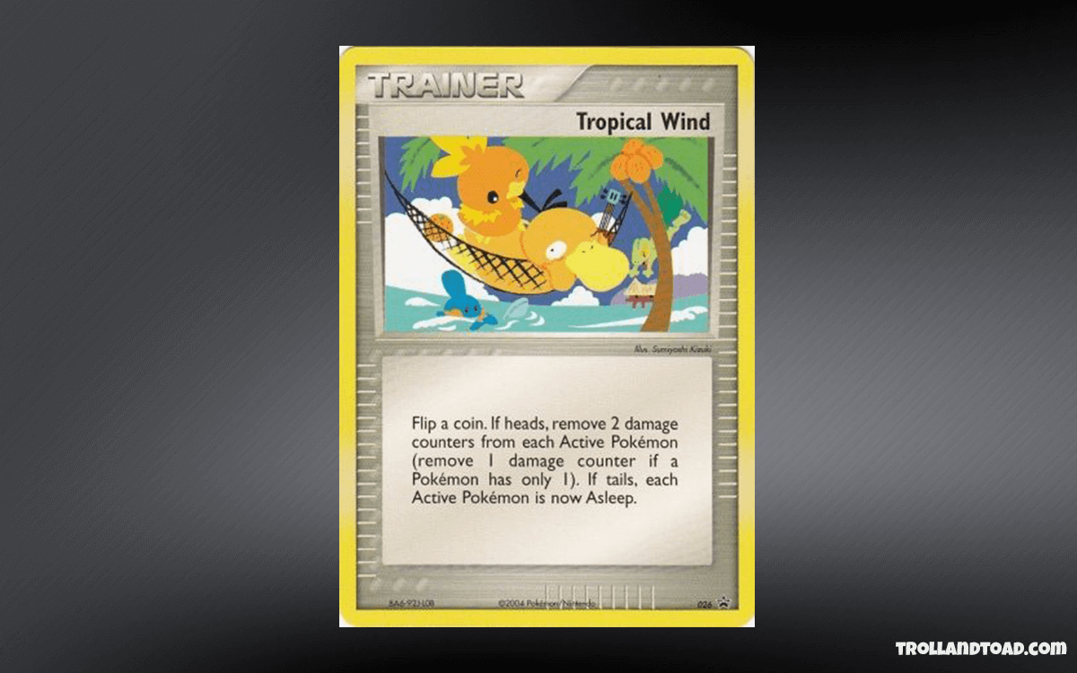 Tropical Wind Card ($10,000) Most Expensive Pokémon Cards