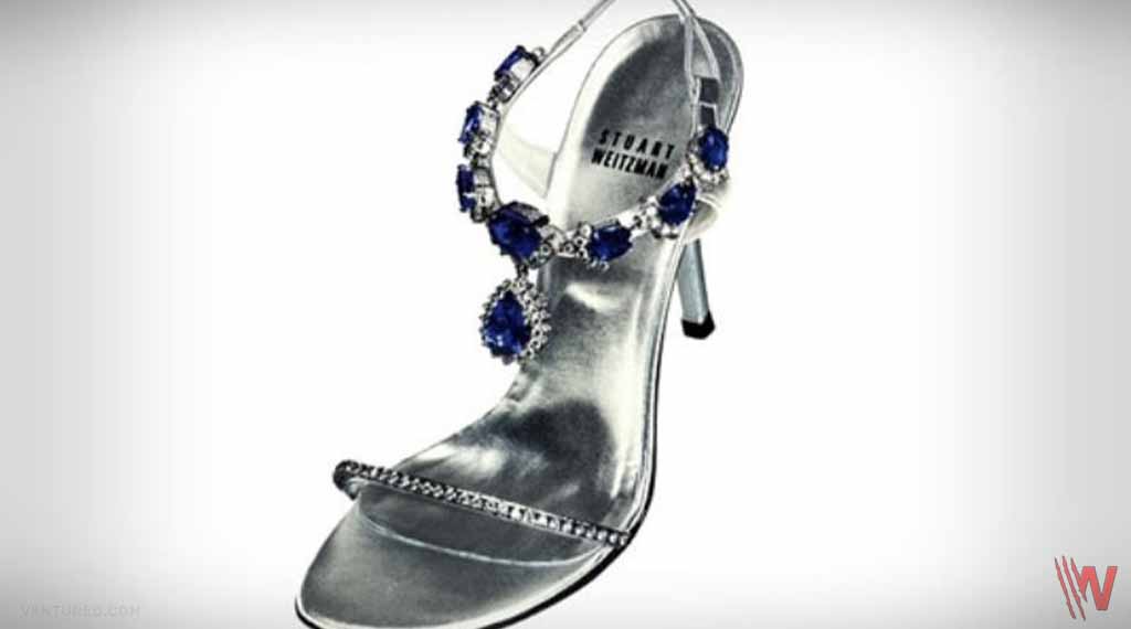 10. Tanzanite Heels by Stuart Weitzman - Most Expensive Shoes In The World Ever Sold