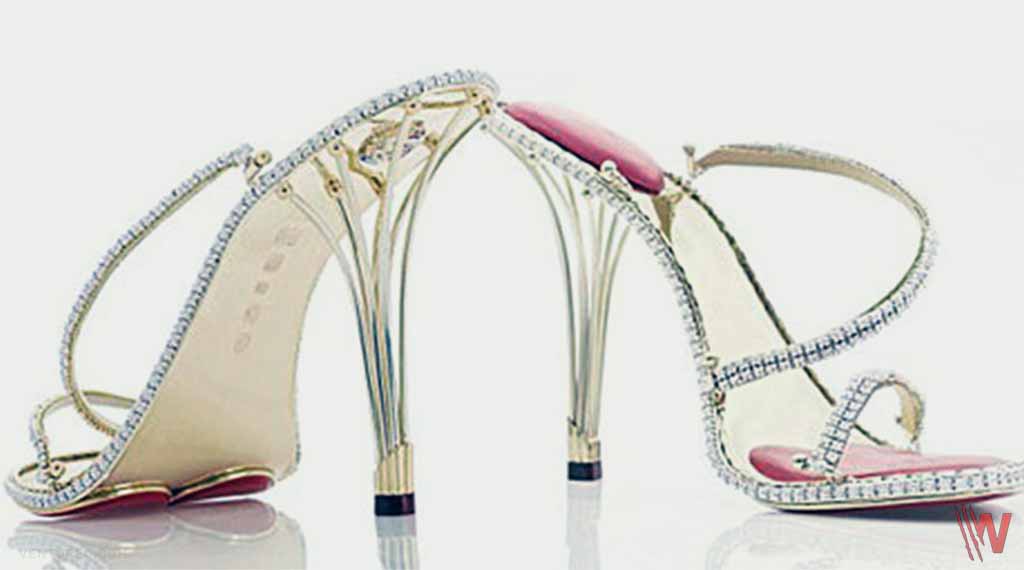 11. Platinum Guild Stilettos by Stuart Weitzman - Most Expensive Shoes In The World Ever Sold