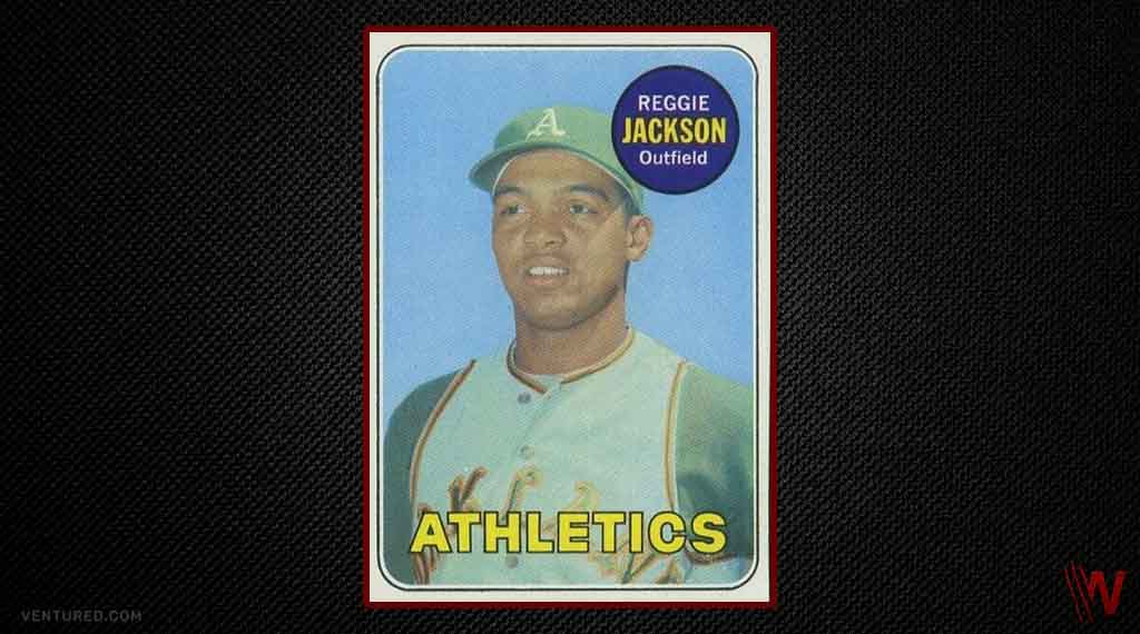 18. 1969 Topps Reggie Jackson Rookie (PSA 10 GEM MINT) - Most Expensive Sports Cards Ever Sold