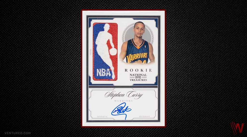 2. 2009 Stephen Curry National Treasures Rookie Auto Logoman - Most Expensive Sports Cards Ever Sold