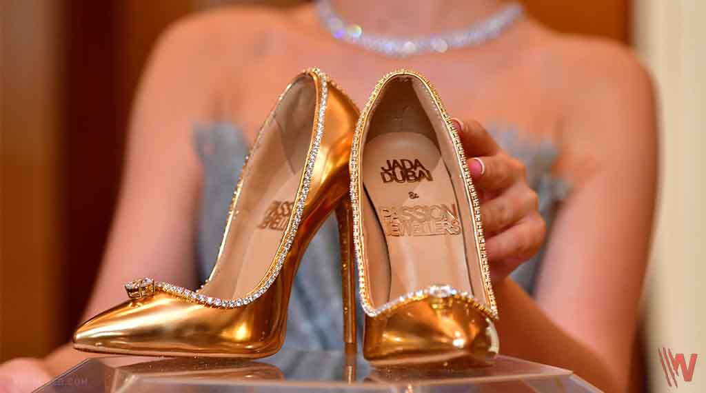 2. Jada Dubai & Passion Jewellers Passion Diamond Shoes - Most Expensive Shoes In The World Ever Sold