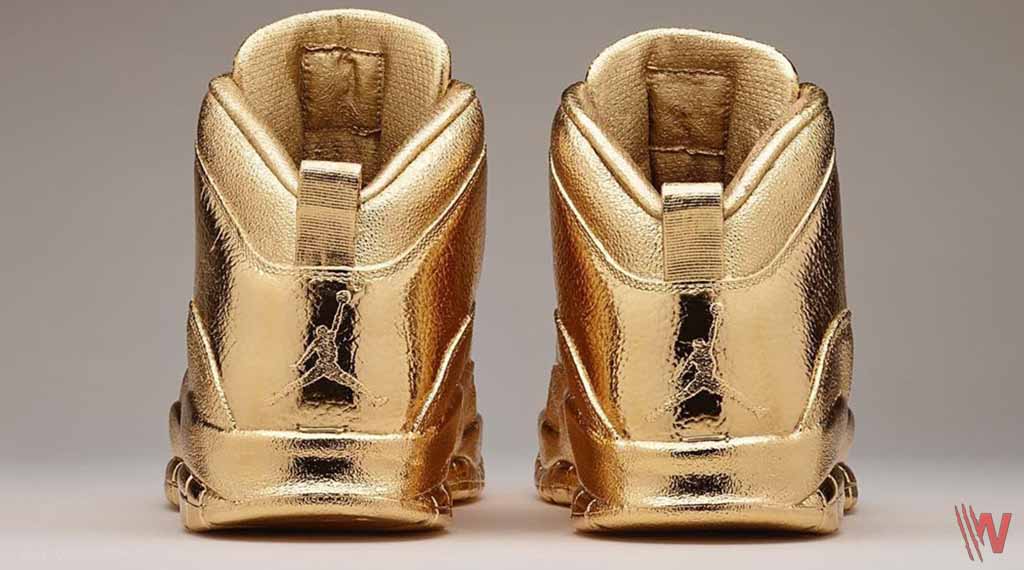 7. Solid Gold OVO x Air Jordans - Most Expensive Shoes In The World Ever Sold