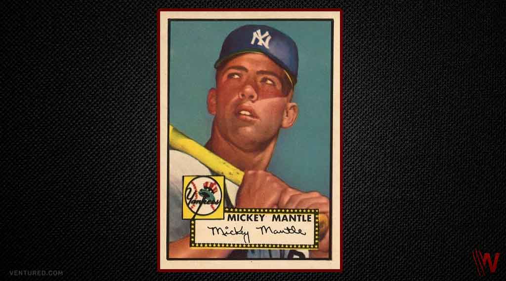 T-3. 1952 Topps #311 Mickey Mantle - Most Expensive Sports Cards Ever Sold
